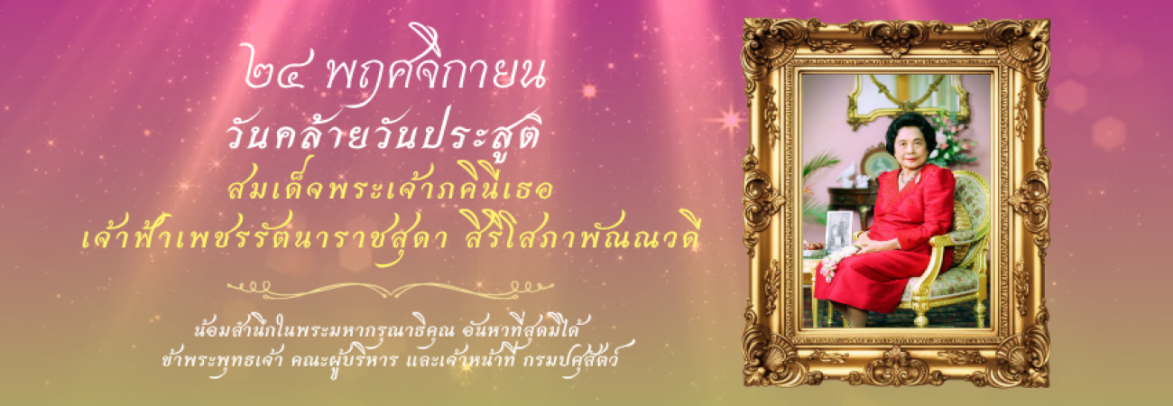 สมเด็จพระเจ้าภคินีเธอ เจ้าฟ้าเพชรรัตนราชสุดา สิริโสภาพัณณวดี 